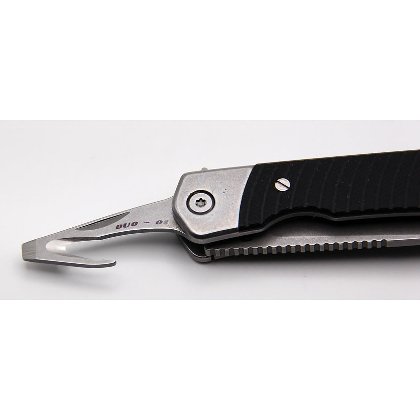 Duo Linerlock Sheepsfoot Blk - REVDUOSBLK