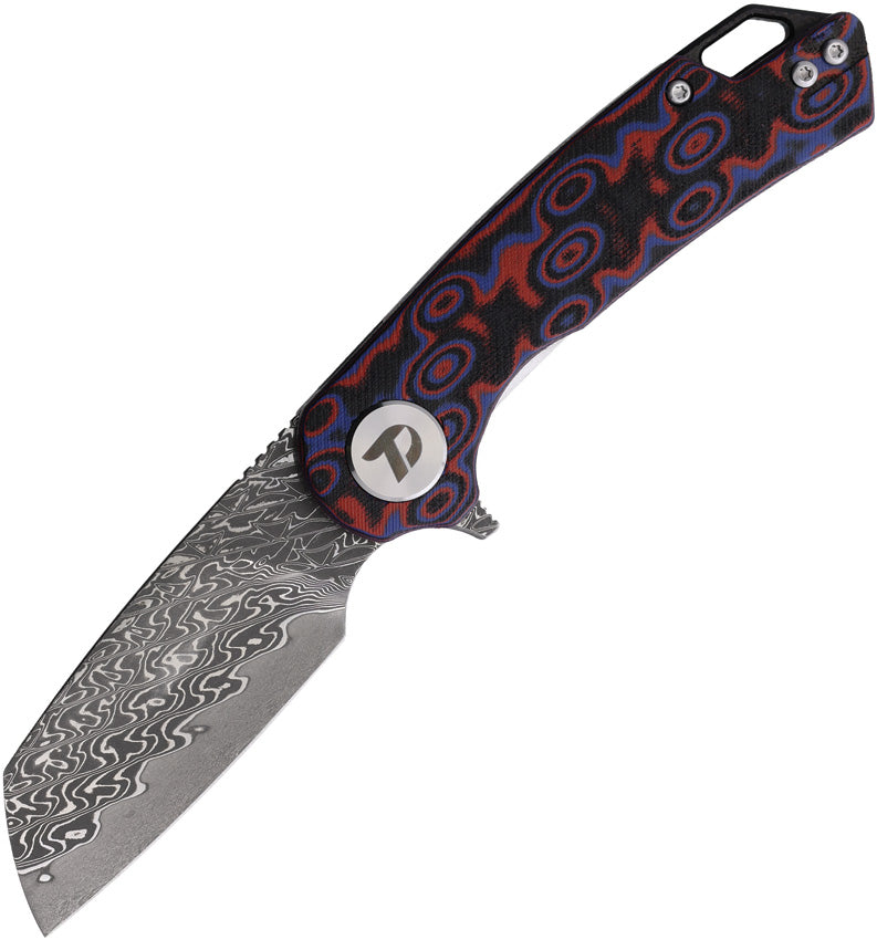 Linerlock Damascus Red - DTK3599MRD