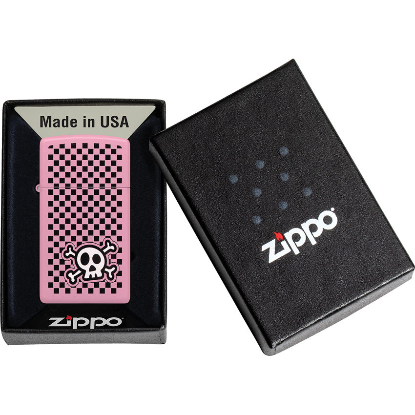 Checkered Skull Lighter - ZO53568