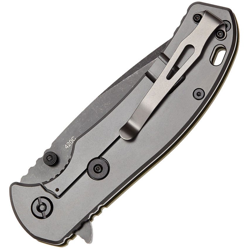 Sturdy Framelock BSW Olive - SKF420SEBG