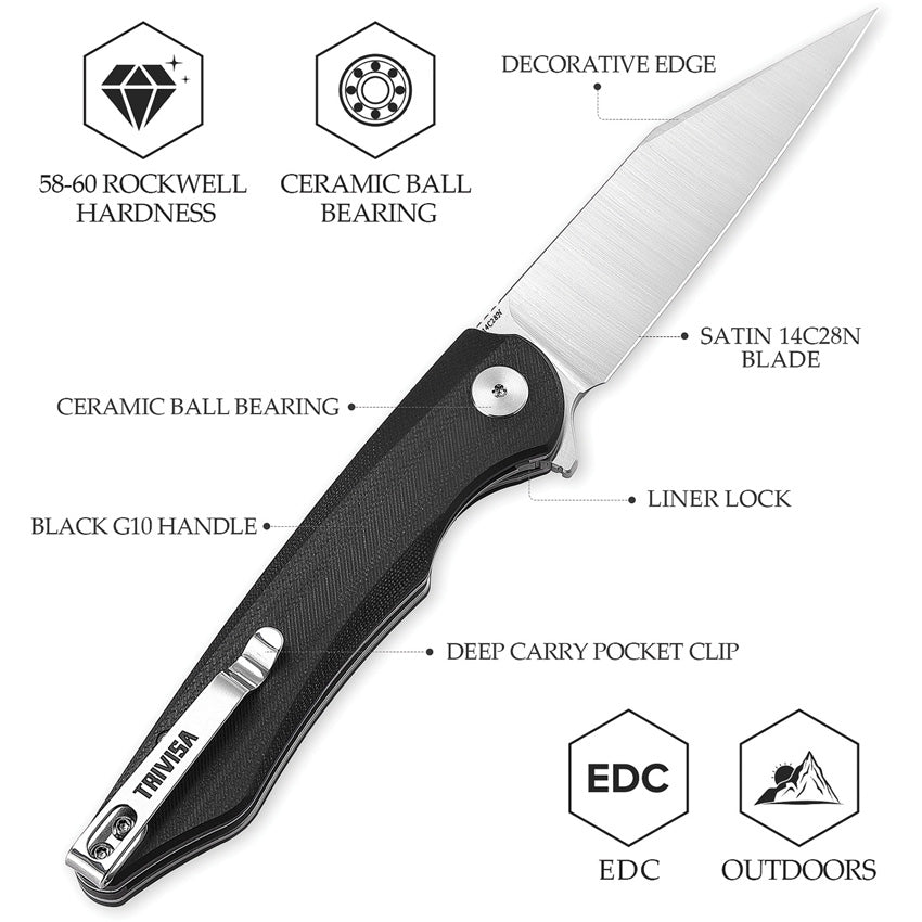 Lynx Linerlock Black - TVTY02G14