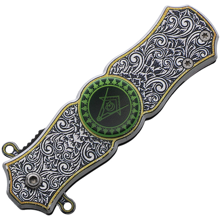 Masonic Spinner Linerlock - M4558