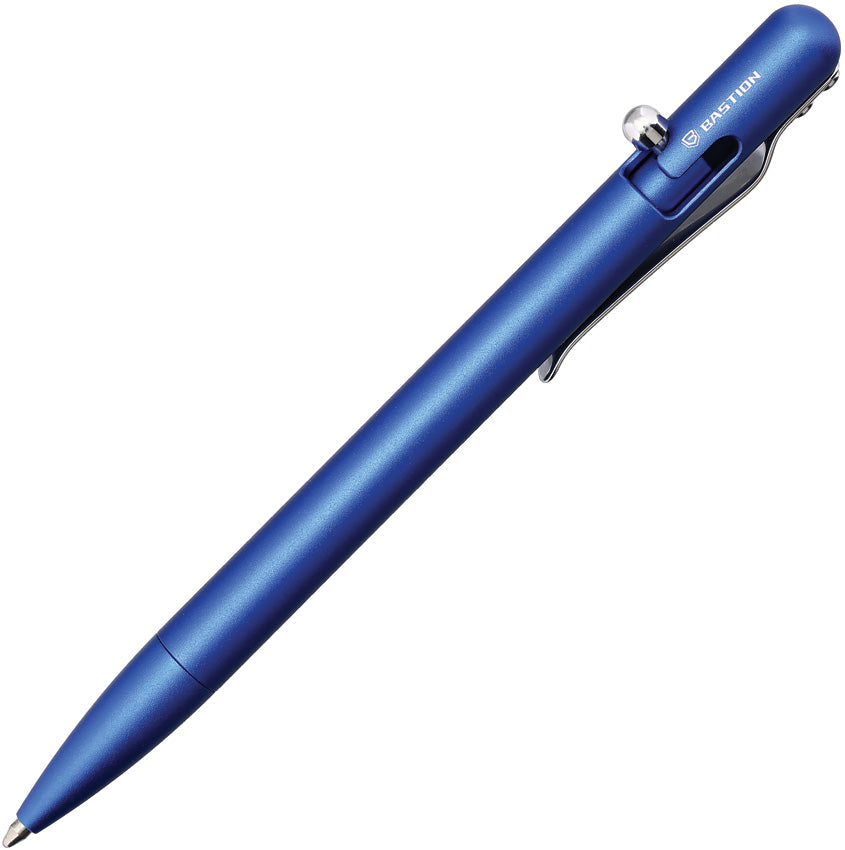 Slim Bolt Action Pen Blue Al - BSTN256BL