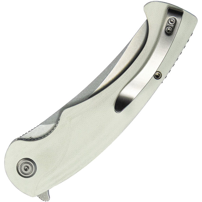 Scimitar Linerlock White - KUB173C