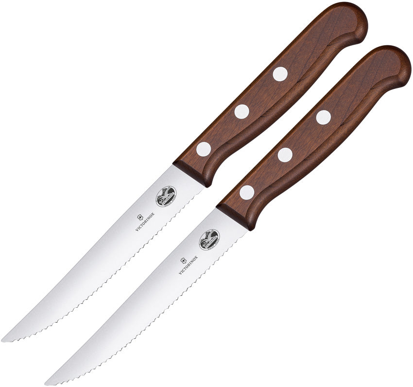 Steak Knife Set 2pc Wood - VN5123012G