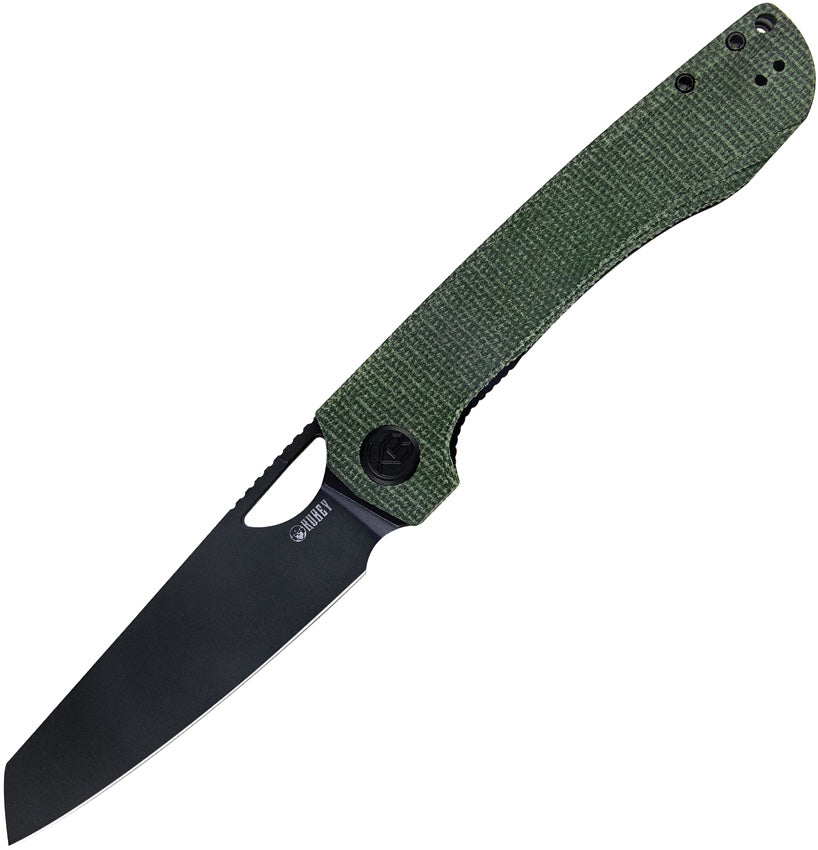Elang Linerlock Green Micarta - KUB365F