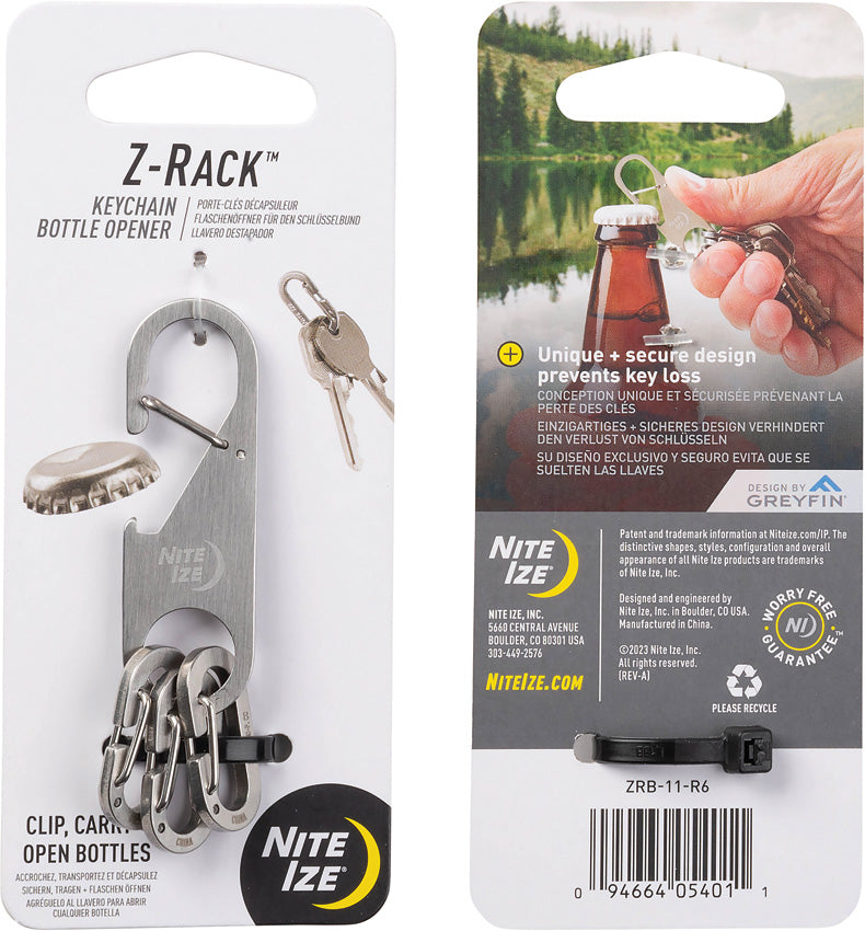 Z-Rack Keychain Bottle Opener - N05401