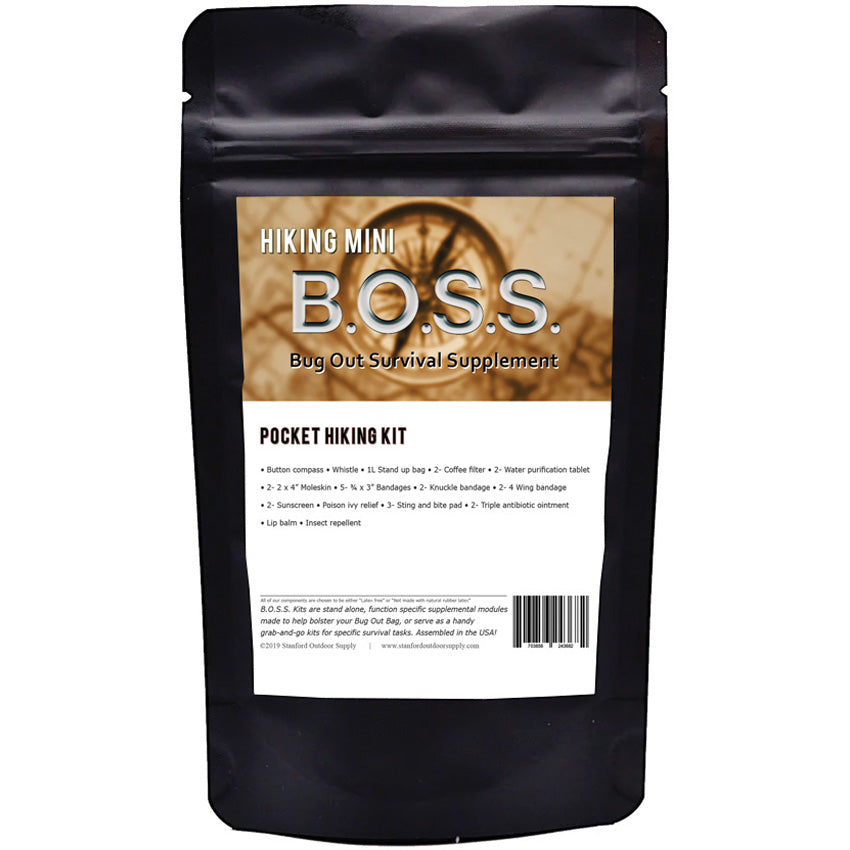 B.O.S.S. Pocket Hiking Kit - SOSMHK
